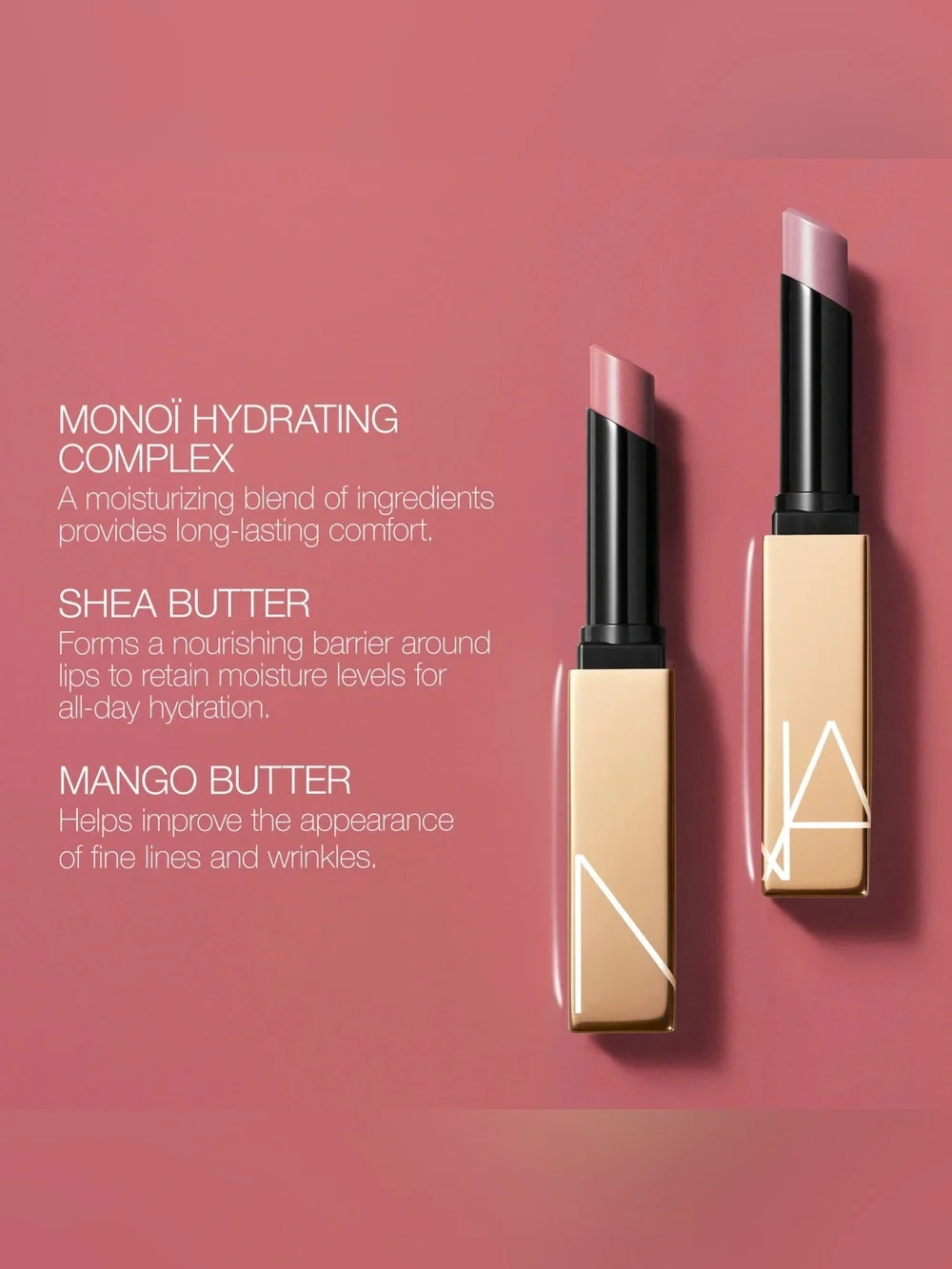 NARS - Afterglow Sensual ShineLipstick in High Gear (218) - Burnished Coral Hue